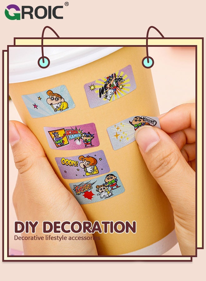 GROIC 2 PCS DIY Bracelets Sticker, Wearable Shareable Stickers with Sticker Book, DIY Jewelry Crafts for Girls, Gift for Girls, Mystery Reveal Sticki Rolls, Sticker String Fun DIY Bracelet and Necklace Making Kit - Image 4